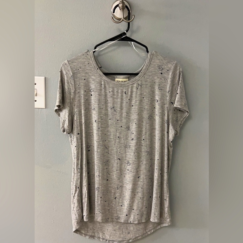 Grey Space Pattern Shirt